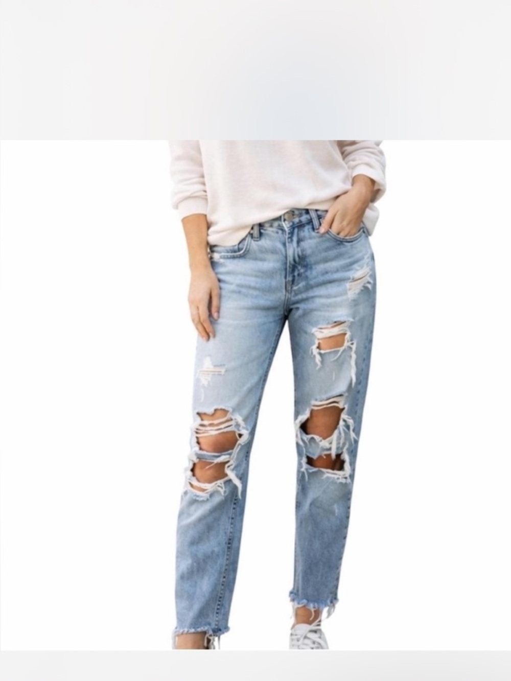 H&M's "&Denim" 90’s Baggy Jeans Ultra high-waisted Baggy Size 2